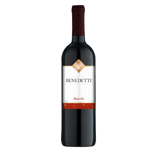 Vinho Benedetti bordô de mesa seco